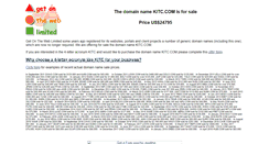 Desktop Screenshot of kitc.com